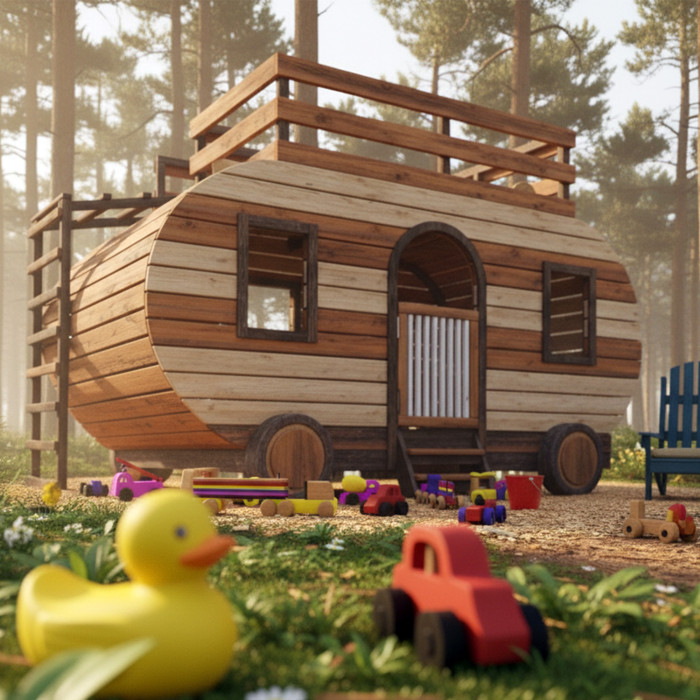 Innovative design. Fun kids' play complex.