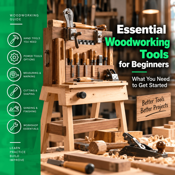 Essential Woodworking Tools for Beginners: What You Need to Get Started