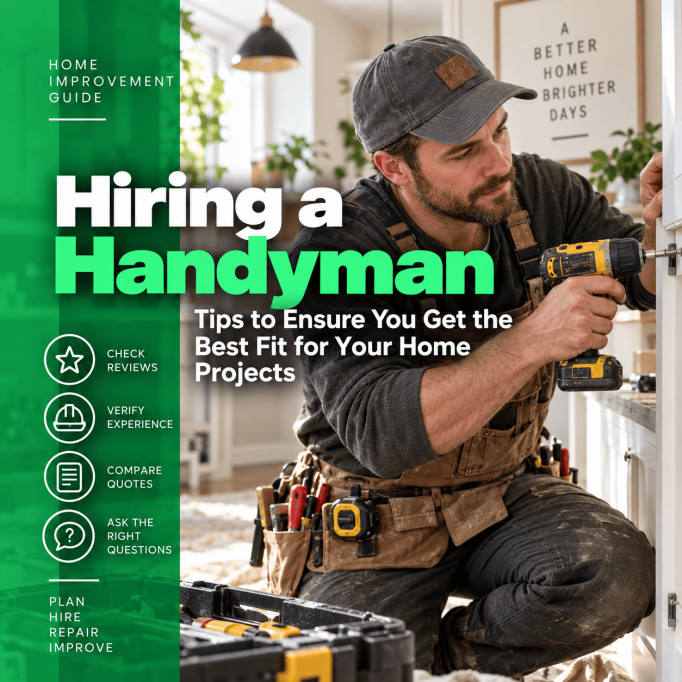 Hiring a Handyman: Tips to Ensure You Get the Best Fit for Your Home Projects