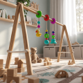 Build plan for wooden baby gym frame, Scandinavian - mobile activity play gym playset DIY - Digital Download Only