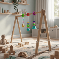 Build plan for wooden baby gym frame, Scandinavian - mobile activity play gym playset DIY - Digital Download Only Build plan for wooden baby gym frame, Scandinavian - mobile activity play gym playset DIY - Digital Download Only