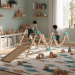 Build plan for wooden toys for toddler, kids room décor, nature play toy, climbing furniture, playset DIY - Digital Download Only