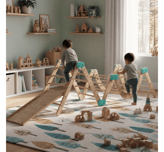 Build plan for wooden toys for toddler, kids room décor, nature play toy, climbing furniture, playset DIY - Digital Download Only