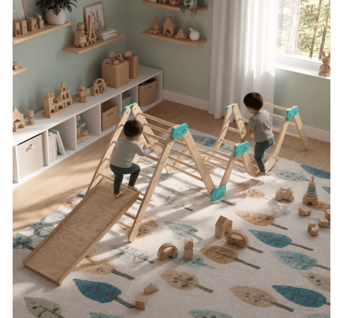 Build plan for wooden toys for toddler, kids room décor, nature play toy, climbing furniture, playset DIY - Digital Download Only