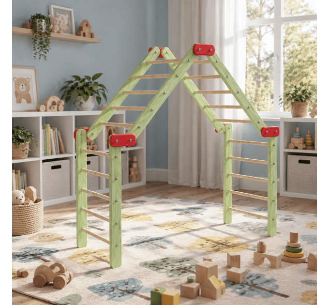 DIY plan for wooden climbing furniture, toys for toddler, indoor playground, educational toy, nature play toy - Digital Download Only