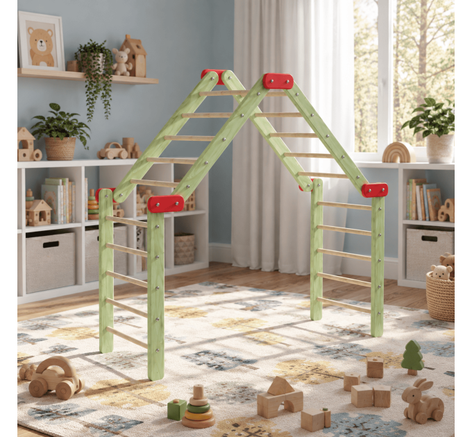 DIY plan for wooden climbing furniture, toys for toddler, indoor playground, educational toy, nature play toy - Digital Download Only