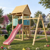 Playhouse build plan for kids, Playset DIY, Treehouse - Digital Download Only