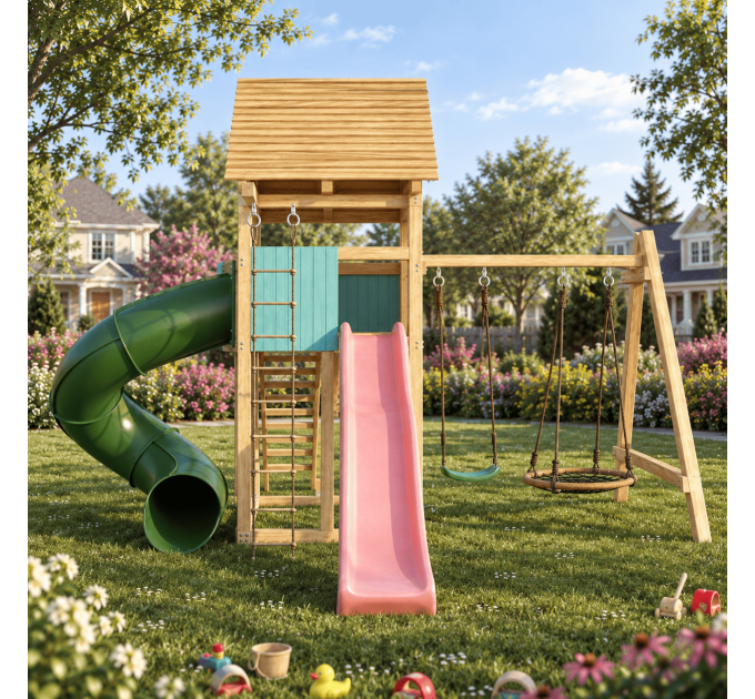 Playhouse build plan for kids, Playset DIY, Treehouse - Digital Download Only