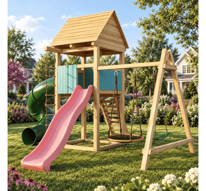Playhouse build plan for kids, Playset DIY, Treehouse - Digital Download Only