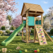 Playset build plan for kids, Playhouse - Wooden gardenhouse, Outdoor Wood Structure Climbing Wall Climber Slide - Digital Download Only