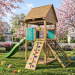 Playset build plan for kids, Playhouse - Wooden gardenhouse, Outdoor Wood Structure Climbing Wall Climber Slide - Digital Download Only
