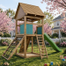 Playset build plan for kids, Playhouse - Wooden gardenhouse, Outdoor Wood Structure Climbing Wall Climber Slide - Digital Download Only