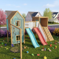 Kids Playhouse Build Plan, DIY Playset, Treehouse - Digital Download Only Kids Playhouse Build Plan, DIY Playset, Treehouse - Digital Download Only