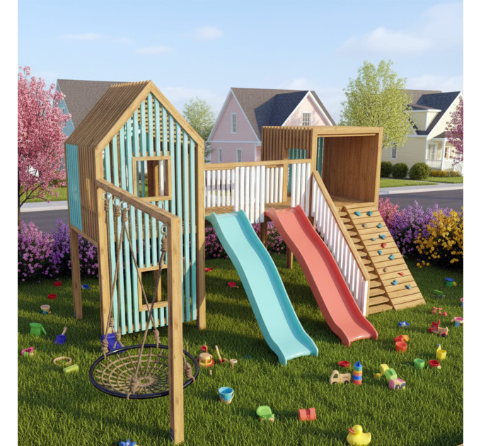 Kids Playhouse Build Plan - DIY Playset and Treehouse