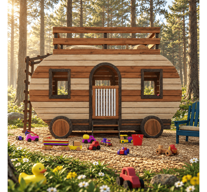 Build Your Own Kids Playhouse and Treehouse with Easy DIY Plans