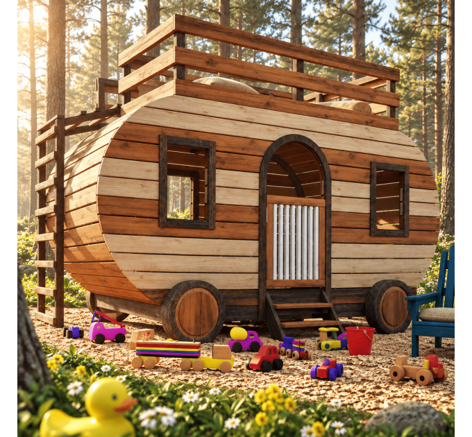 Build Your Own Kids Playhouse and Treehouse with Easy DIY Plans