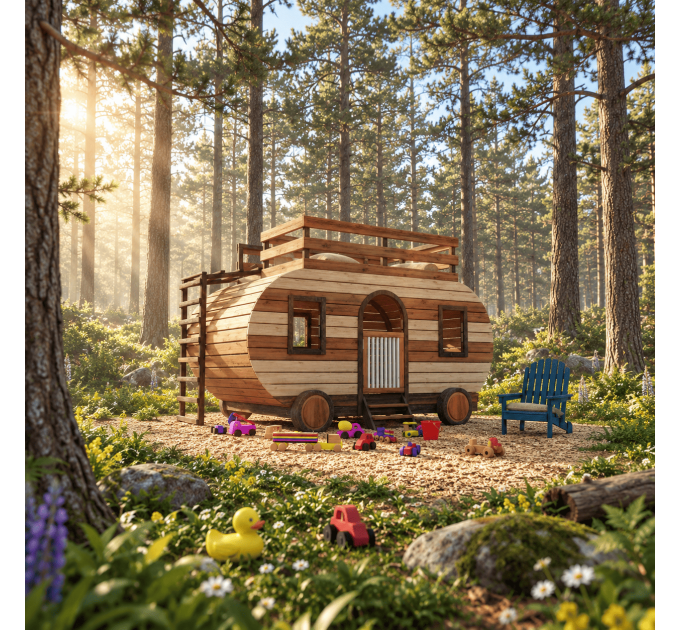 Build Your Own Kids Playhouse and Treehouse with Easy DIY Plans