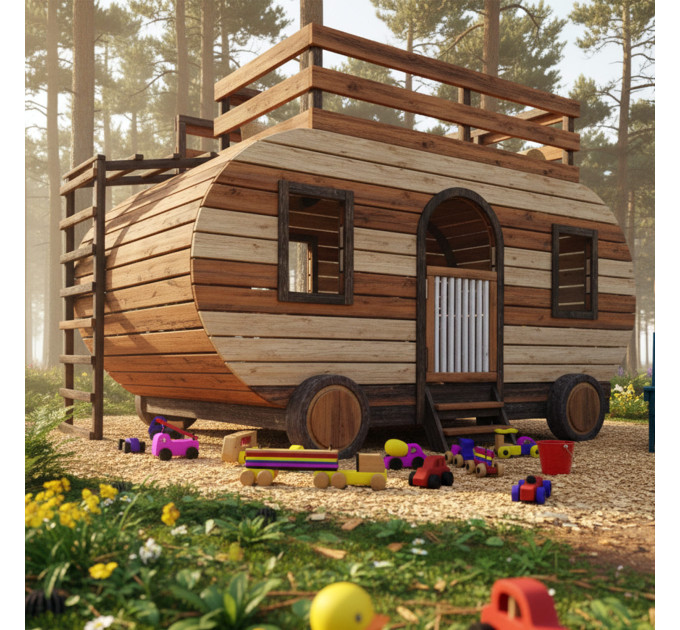 Build Your Own Kids Playhouse and Treehouse with Easy DIY Plans
