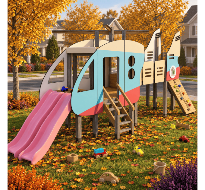Build Your Own DIY Kids Camper Playhouse and Helicopter Treehouse