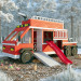 DIY Kids Fire Truck Playset Plans - Digital PDF Guide for Building a Custom Playset