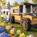 Kids Auto & Camper Playset DIY Plans - Digital PDF for Building Your Dream Playhouse