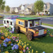 Kids Auto & Camper Playset DIY Plans - Digital PDF for Building Your Dream Playhouse