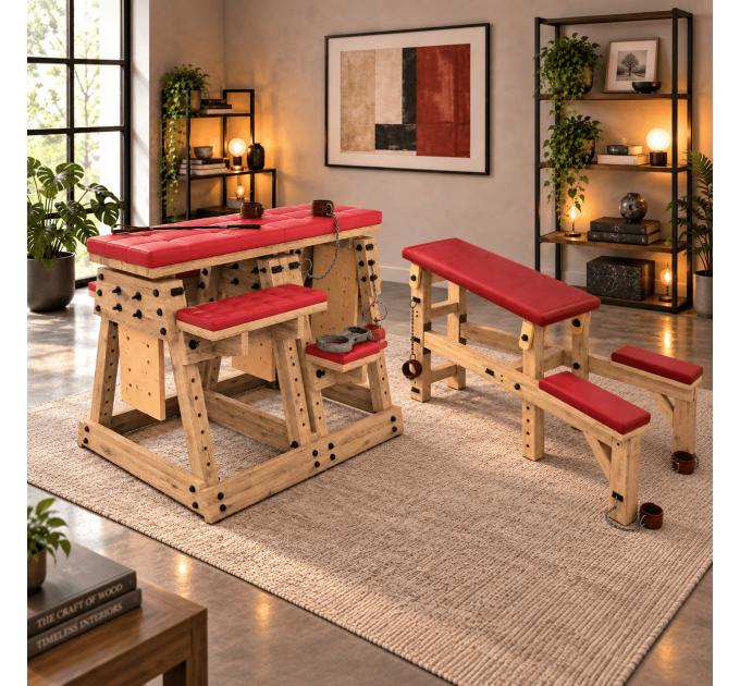 Adjustable BDSM Furniture & Spanking Bench DIY Plans Bundle