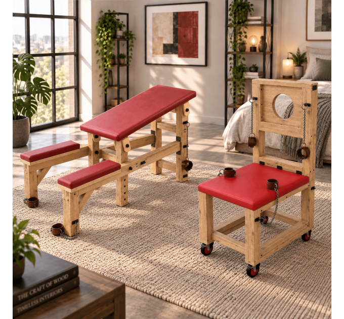 Adjustable BDSM Furniture & Bondage Chair DIY Plans Bundle