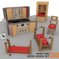 BDSM hiden plan SET, buy 1 get 5 projects- Digital Download Only