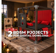 BDSM Bed & Bondage Chair Plans Bundle, 2 DIY Adult Furniture Projects, PDF Digital Download BDSM Bed & Bondage Chair Plans Bundle, 2 DIY Adult Furniture Projects, PDF Digital Download
