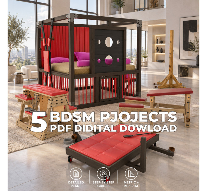 Unlock 5 Best-Selling BDSM DIY Plans with One Purchase - Limited Offer!