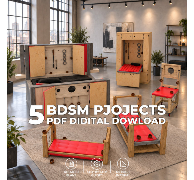 Unlock 5 Best-Selling BDSM DIY Plans with One Purchase - Limited Offer!