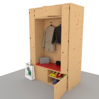 BDSM Wardrobe Hidden - Transform Your Space - Digital Download Only