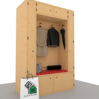 BDSM Wardrobe Hidden - Transform Your Space - Digital Download Only