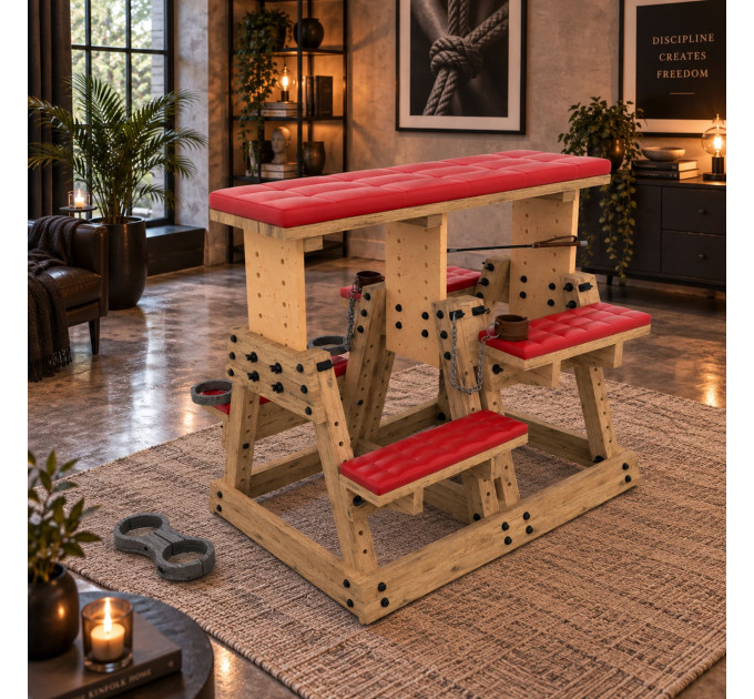 Adjustable BDSM Spanking Bench - Digital Download Only