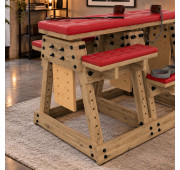 Adjustable BDSM spanking bench, adult furniture, sex bench - Digital Download Only