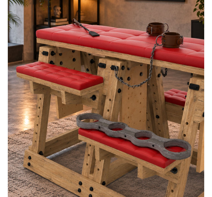 Adjustable BDSM Spanking Bench - Digital Download Only