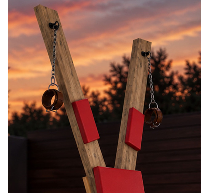 Portable BDSM Wooden Padded St Andrews Cross Plans