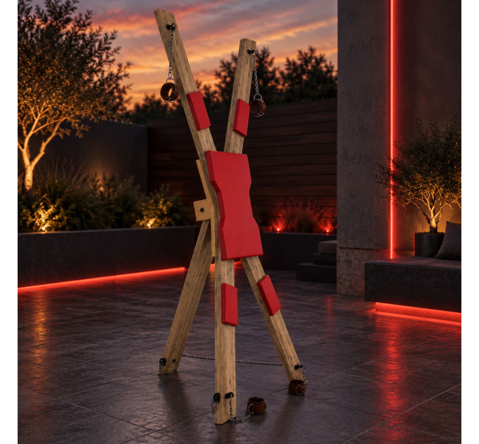Portable BDSM Wooden Padded St Andrews Cross Plans