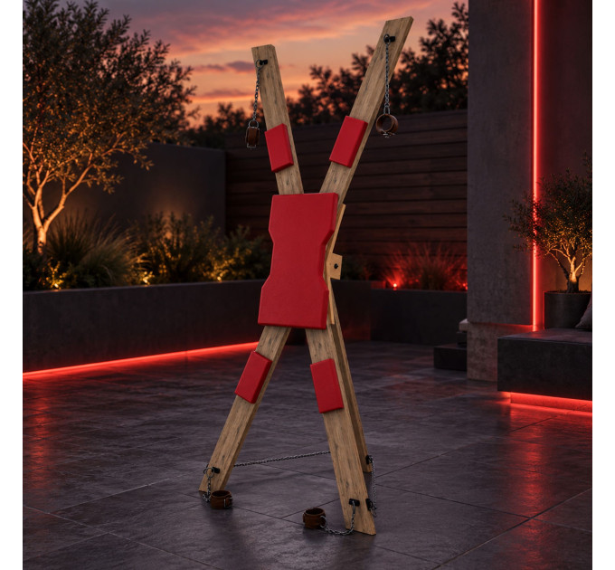 Portable BDSM Wooden Padded St Andrews Cross Plans