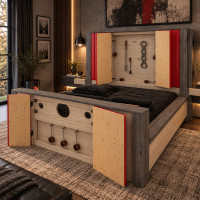 Adult play bed with hidden BDSM hardware – Digital Download Only