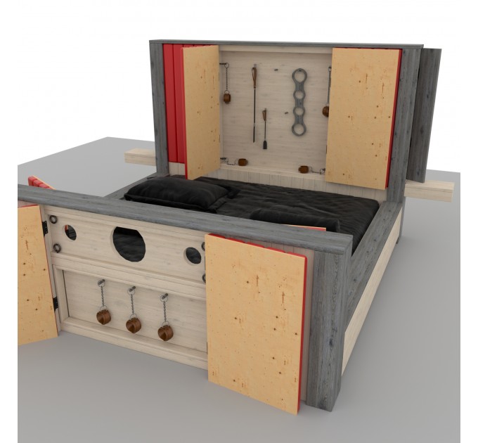 Build Your Own Adult Play Bed – Hidden BDSM Hardware (Digital Plans)
