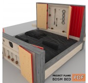 Adult play bed with hidden BDSM hardware – Digital Download Only Adult play bed with hidden BDSM hardware – Digital Download Only
