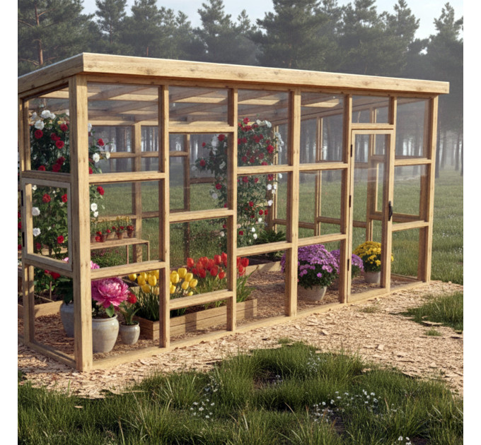 10x18 Framed Greenhouse Plans – Build Your Own Garden Greenhouse