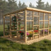 10x18 Framed Greenhouse Plans – Build Your Own Garden Greenhouse