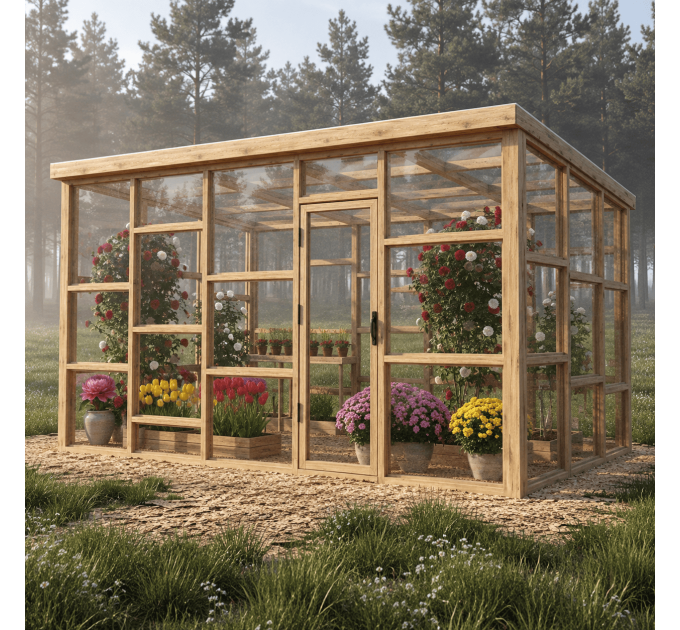 10x18 Framed Greenhouse Plans – Build Your Own Garden Greenhouse