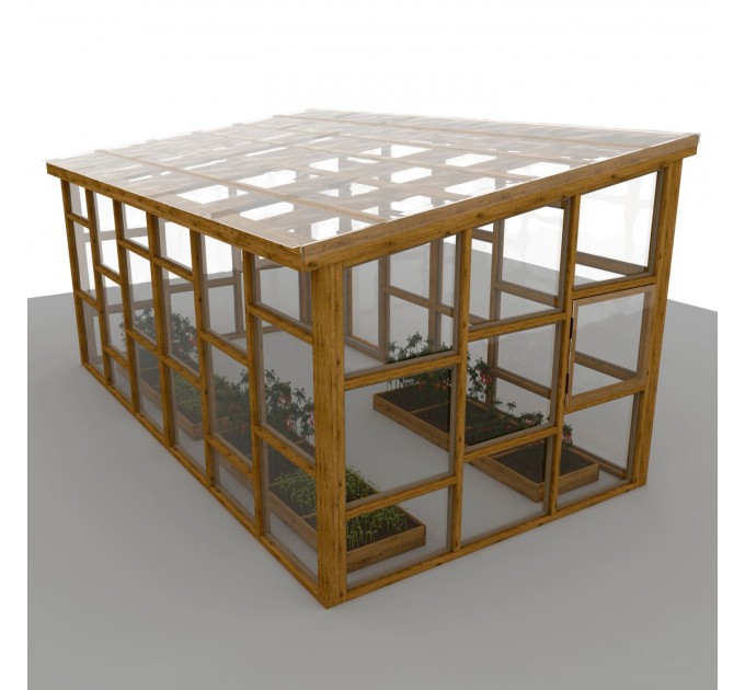 10x18 Framed Greenhouse Plans – Build Your Own Garden Greenhouse