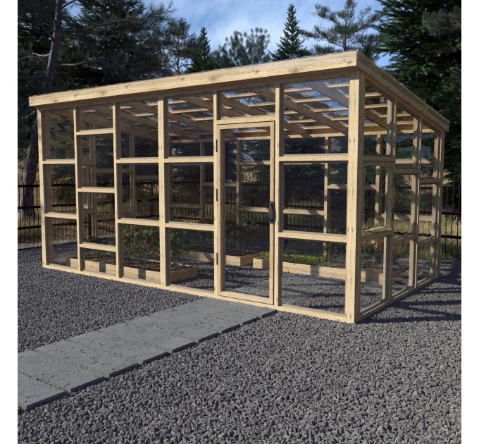 10x18 Framed Greenhouse Plans – Build Your Own Garden Greenhouse