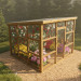 12'x11' Greenhouse Plans, greenhouse build, Framed greenhouse plans, Garden house, Greenhouse diy plan - Digital Download Only