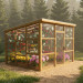 12'x11' Greenhouse Plans, greenhouse build, Framed greenhouse plans, Garden house, Greenhouse diy plan - Digital Download Only